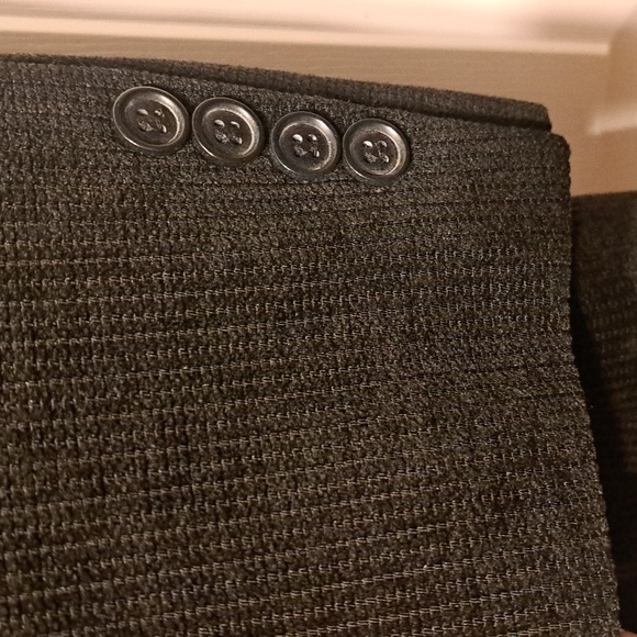 🇮🇹 Alberto & Roy Italian men's size 46R Beautiful black corderoy suit jacket - Picture 5 of 8